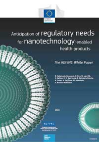 white paper cover: Anticipation of regulatory needs for nanotechnology-enabled health products