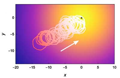 Simulated Navigation Trajectory