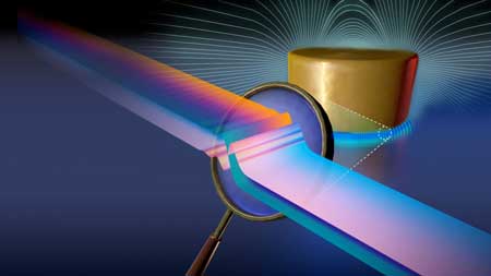 Artistic Illustration of Nonclassical Effects in Nanoscale Electromagnetism