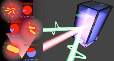 Sensing the size-dependent light-to-heat conversion efficiency of nanoparticles by terahertz radiation