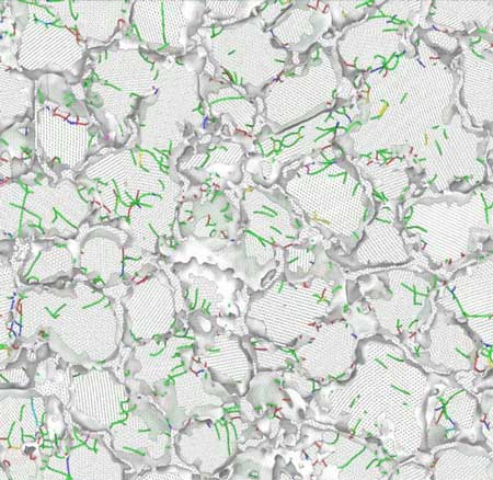 Simulation of Nickel Grains
