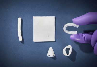 Nanostructured rubber-like material