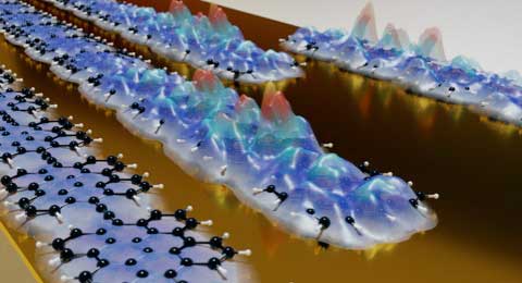 Artistic representation of non-trivial topological polymers exhibiting the characteristic end-state