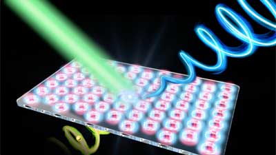 A swift electron records the pattern and its evolution in time