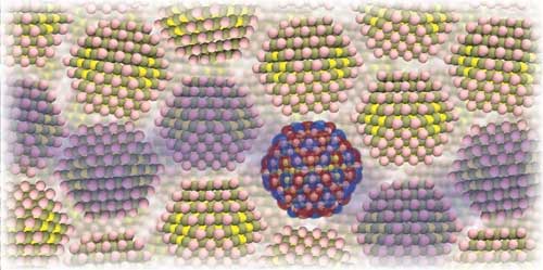 Tightly packed crystals in a nanocrystal semiconductor
