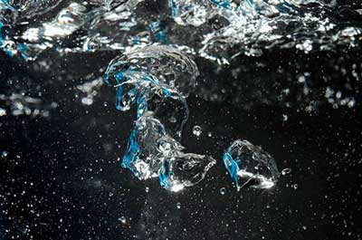 boiling water