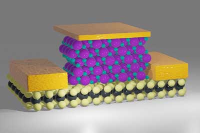 Calcium fluoride is a crystalline insulator with a well defined surface