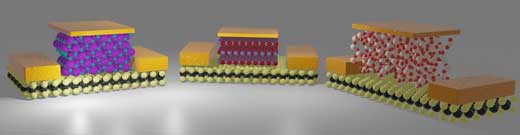 3 different 2d materials