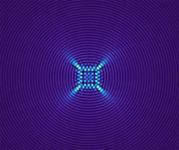 This photo shows the fabrication procedure of a nondiffracting of a lightfield using a desired transversed caustic