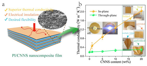 PI/CNNS nanocomposite films