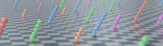model of colloidal rods of different lengths