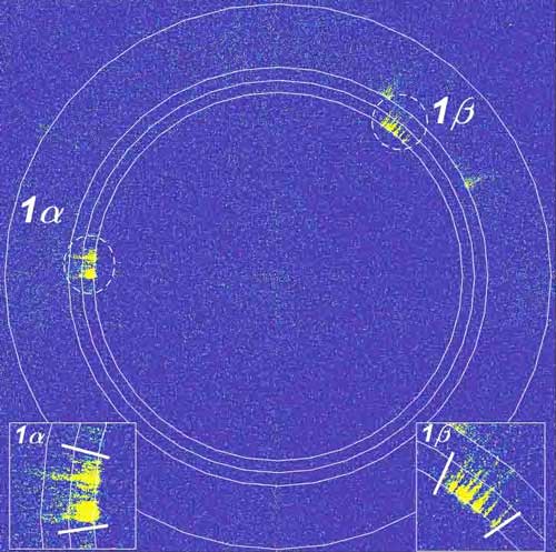 X-ray signature of ice nuclei crystals