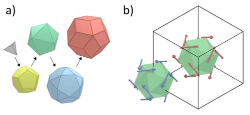 Surface structure in materials resembling quasicrystals