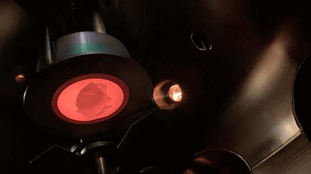heating up a thin film sample