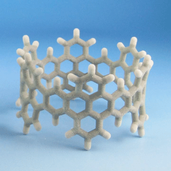 3D-printedmodel of a zigzag carbon nanobelt