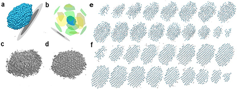 atomic structure of a Pt nanoparticle