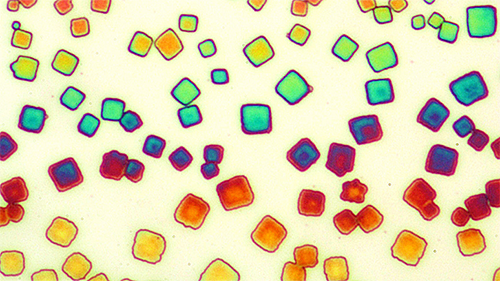 color crystals