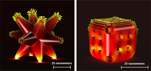 complex structural arrangements of nanocatalysts