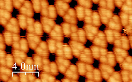 photoemission electron microscopy image of solid-state film OLEDs