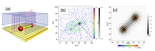 3D force field mapping of the photoinduced force