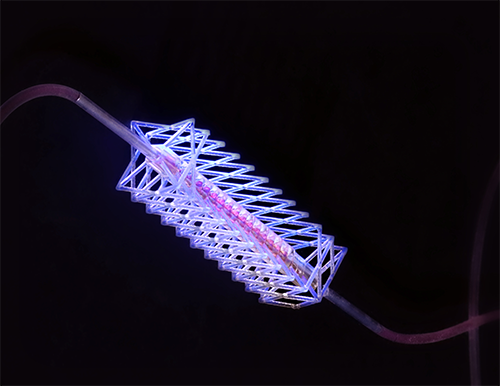 3D-printed, hierarchical lattice design