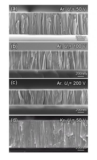 Cross Sections of Stress-Free Films