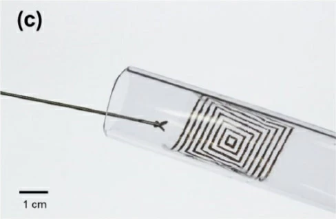 polymeric thin film with ink-printe circuit