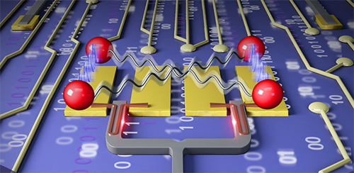A superconducting silicon chip is used as an untrusted relay server for secure quantum communication