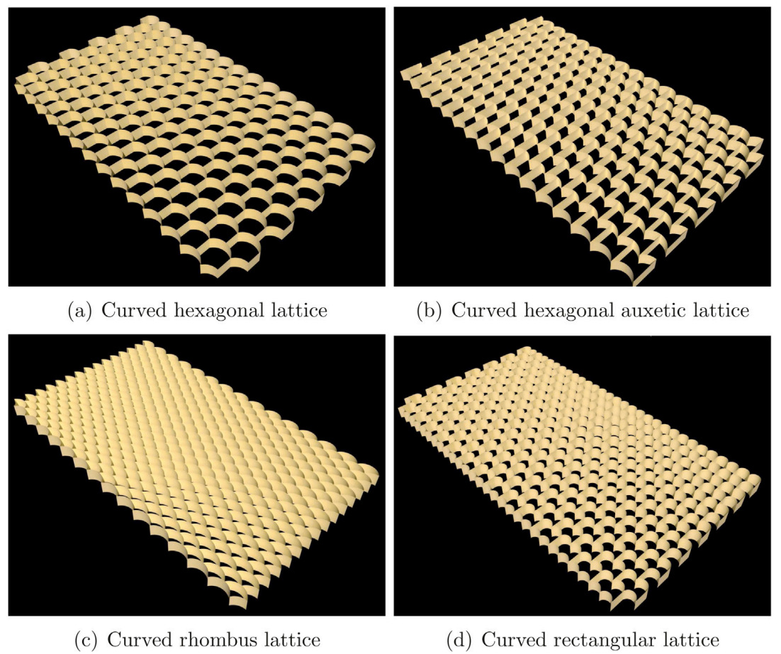 curved 2D lattices
