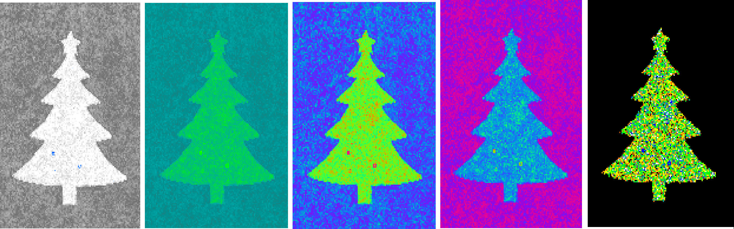 Graphene Christmas trees