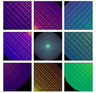 Wavy rod-like shapes observed in X-ray scattering data