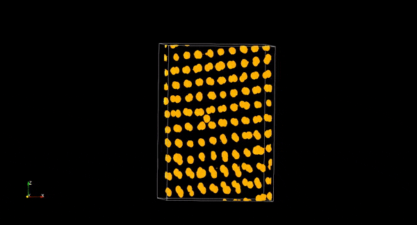 mapping out the precise placement of nanoparticles in a self-assembling material