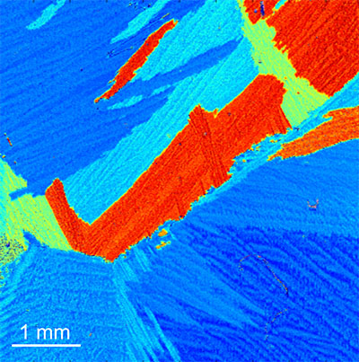 SRAS scan of titanium alloy