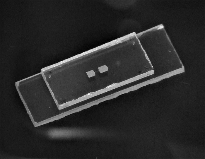 dispositivo híbrido flip-chip enlazado
