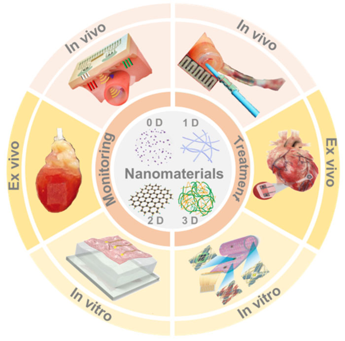 Overview of nanomaterials based flexible devices for monitoring and treatment of cardiovascular disease deaths