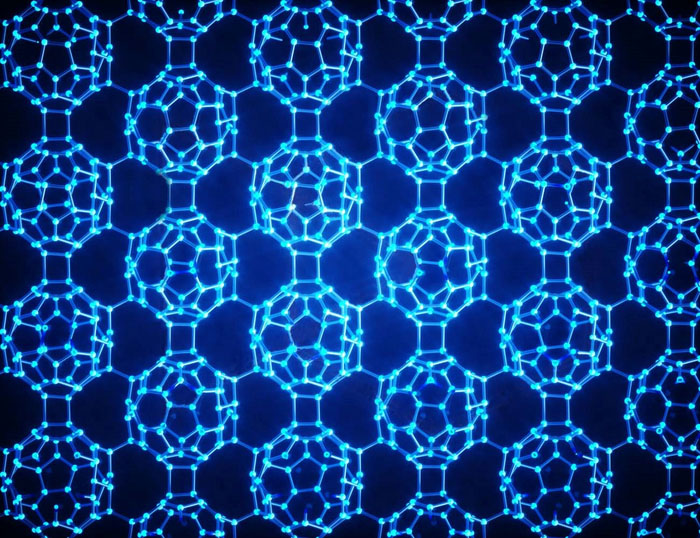 monolayer polymeric fullerene