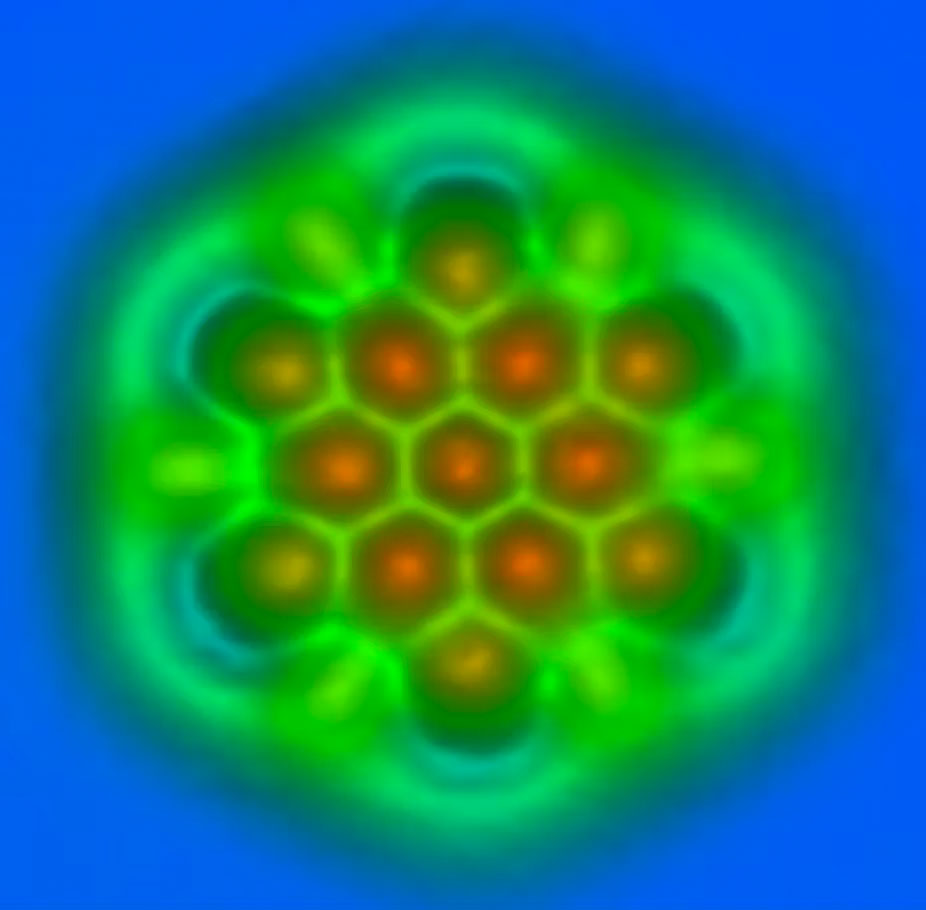 A nanographene molecule imaged by noncontact atomic force microscopy