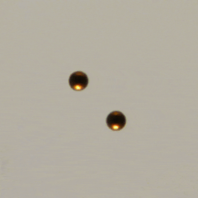 Different assemblies of N particles on the surface of the liquid