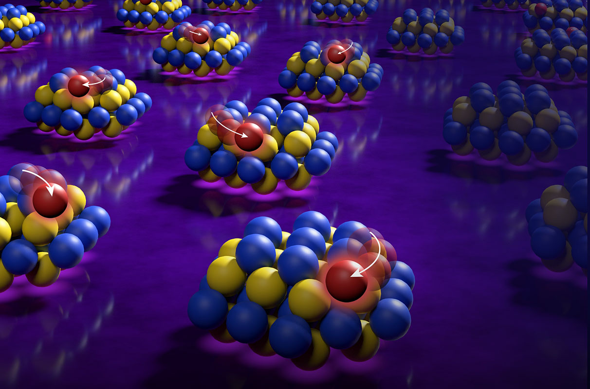 platinum-group atoms confined to small cerium-oxide islands