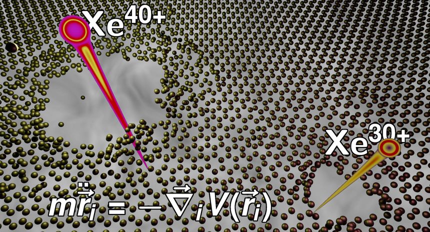 nano-hole formation in graphene