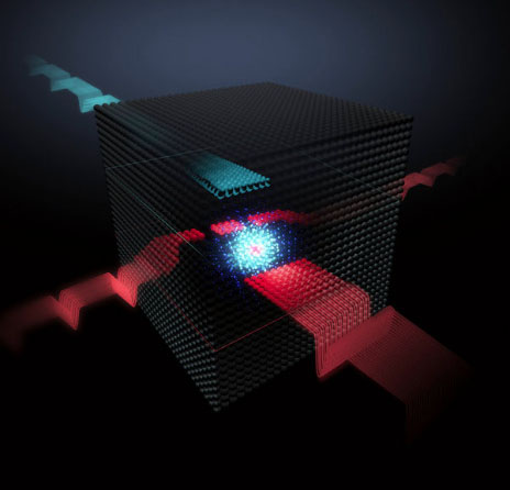Image of a qubit in a silicon quantum dot