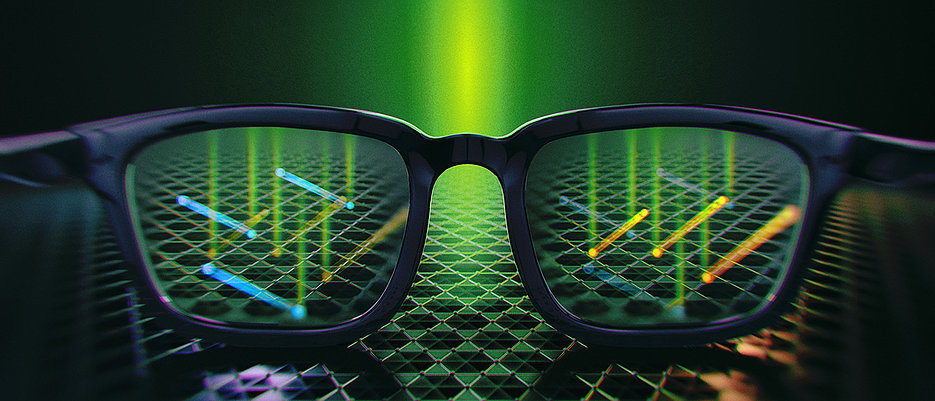 Using X-rays (green in the picture), researchers have created 3D cinema-like effects on the kagome metal TbV6Sn6