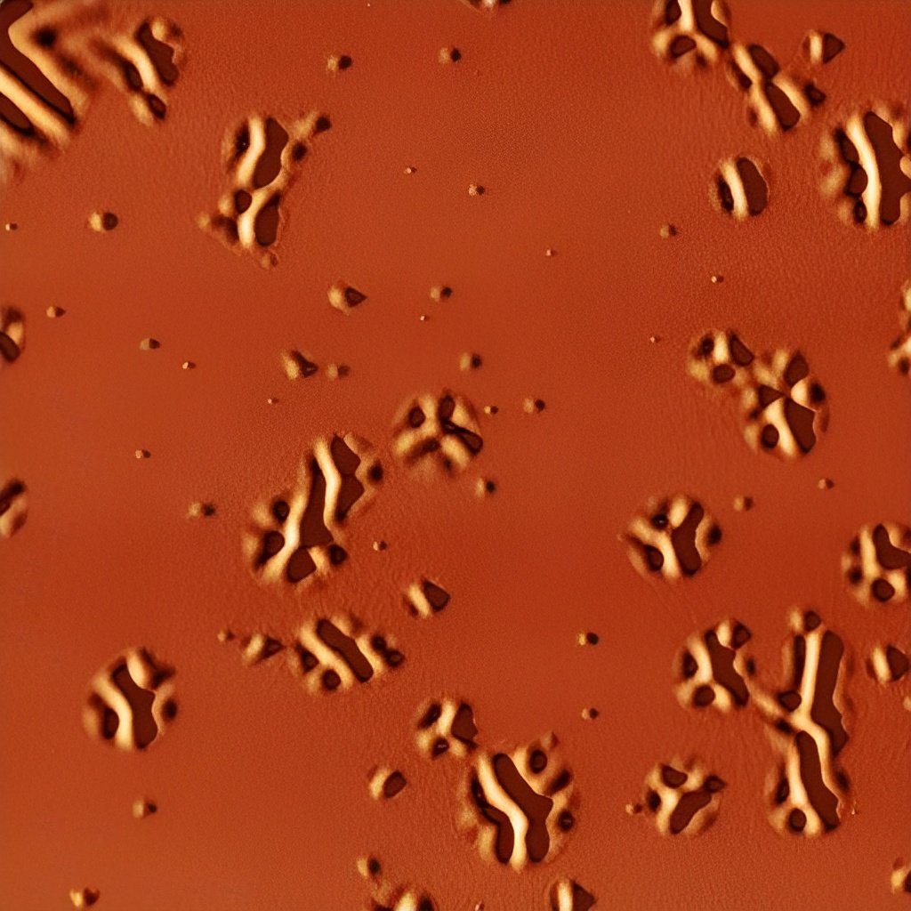 Image of the surface corrugation caused by the glass transition process obtained for the first time through atomic force microscopy