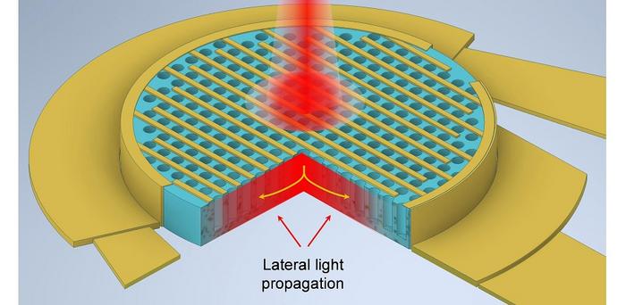 Photon-trapping micro- and nano-sized holes in silicon 