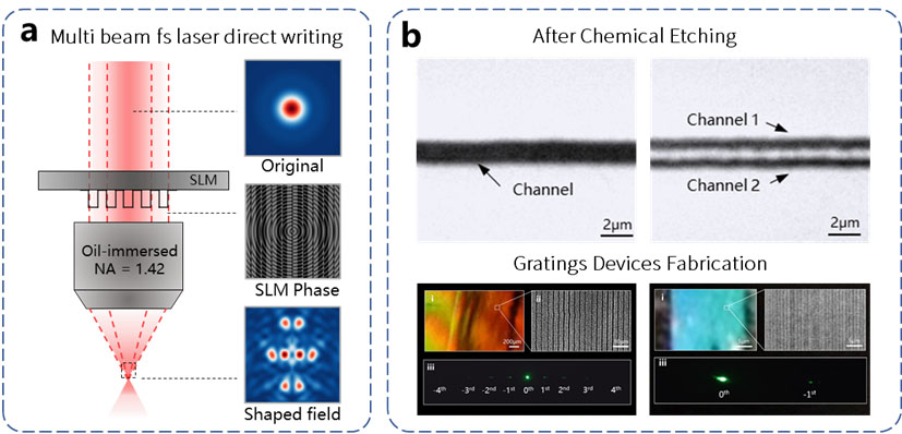 Generation and tight focusing of femtosecond laser multi-beam optical field