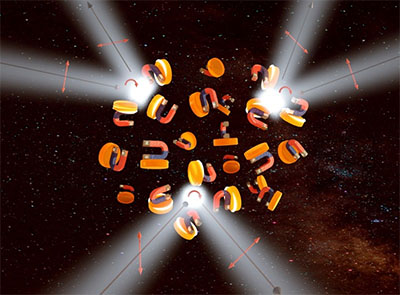 The magnetic properties of a material can affect how it interacts with light
