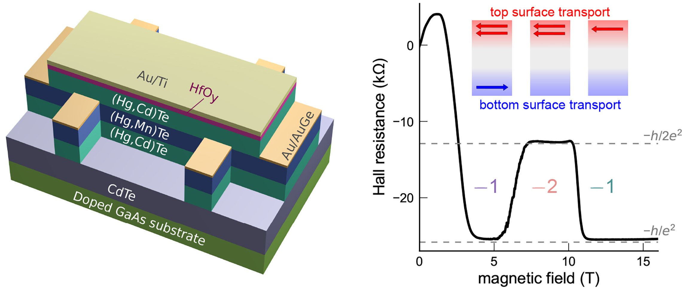 The re-entrant quantum Hall effect, where the electrical resistance goes back and forth when the magnetic field is increased, is a signature of the parity anomaly