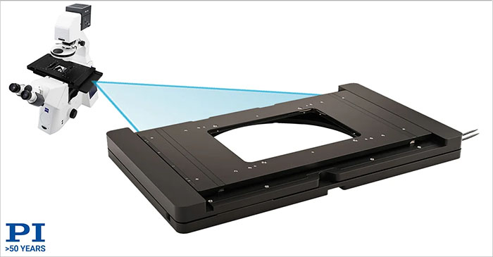 PI’s new Inverted Microscope Stage U-781 XY