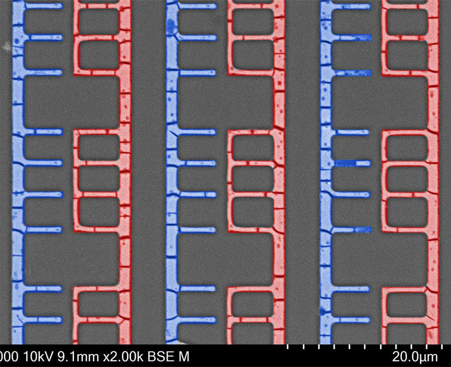 D-Met fabricated patterns produce components for potential use in microelectromechanical systems