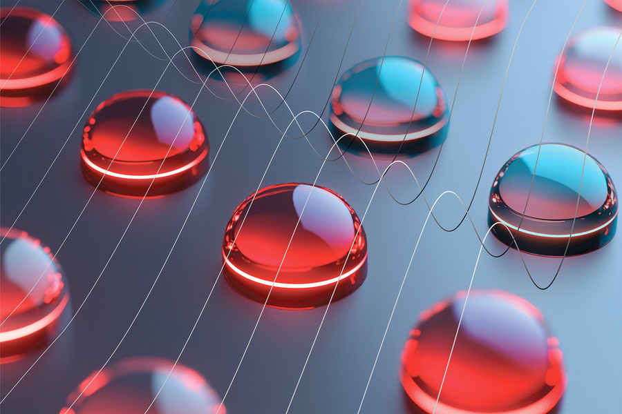 wireless antennas use light to detect minute electrical signals in liquid environments